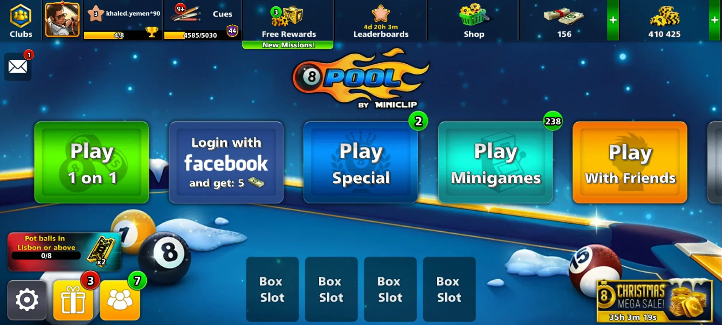 0-3 Billion Coins, 3 Animated, 1 Max Cues, +80 Opened Leg. Box and +50 Champion Box | 8 Ball Pool Account - Image 2