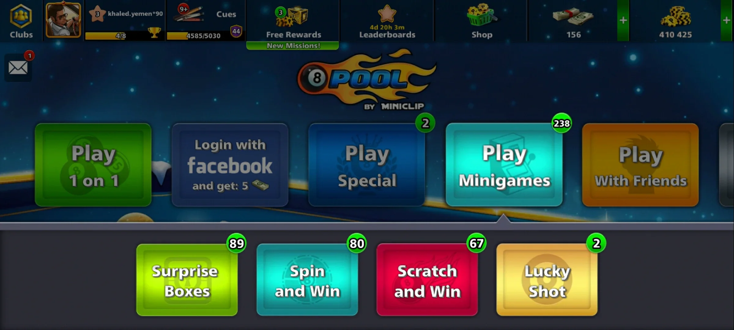 0-3 Billion Coins, 3 Animated, 1 Max Cues, +80 Opened Leg. Box and +50 Champion Box | 8 Ball Pool Account - Image 3