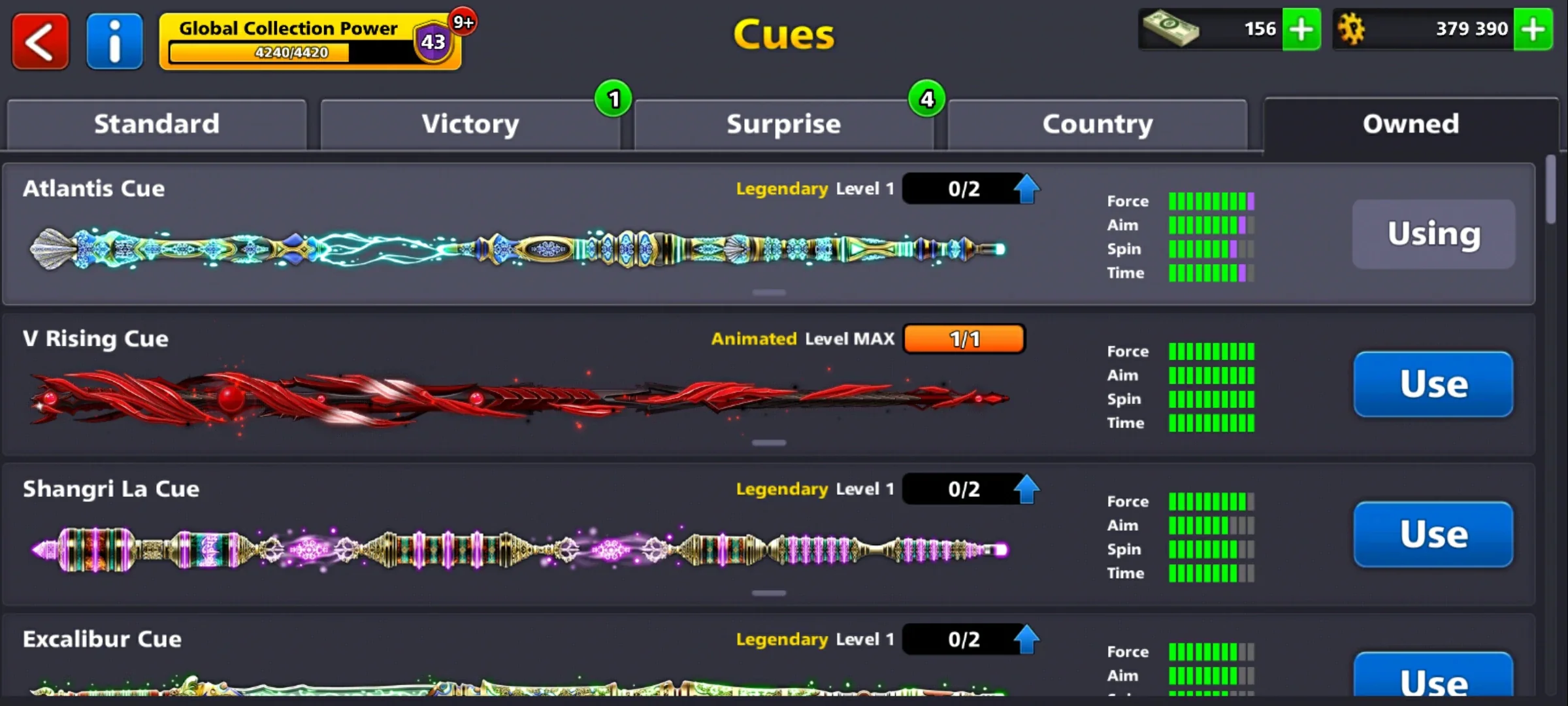 0-3 Billion Coins, 3 Animated, 1 Max Cues, +80 Opened Leg. Box and +50 Champion Box | 8 Ball Pool Account - Image 5
