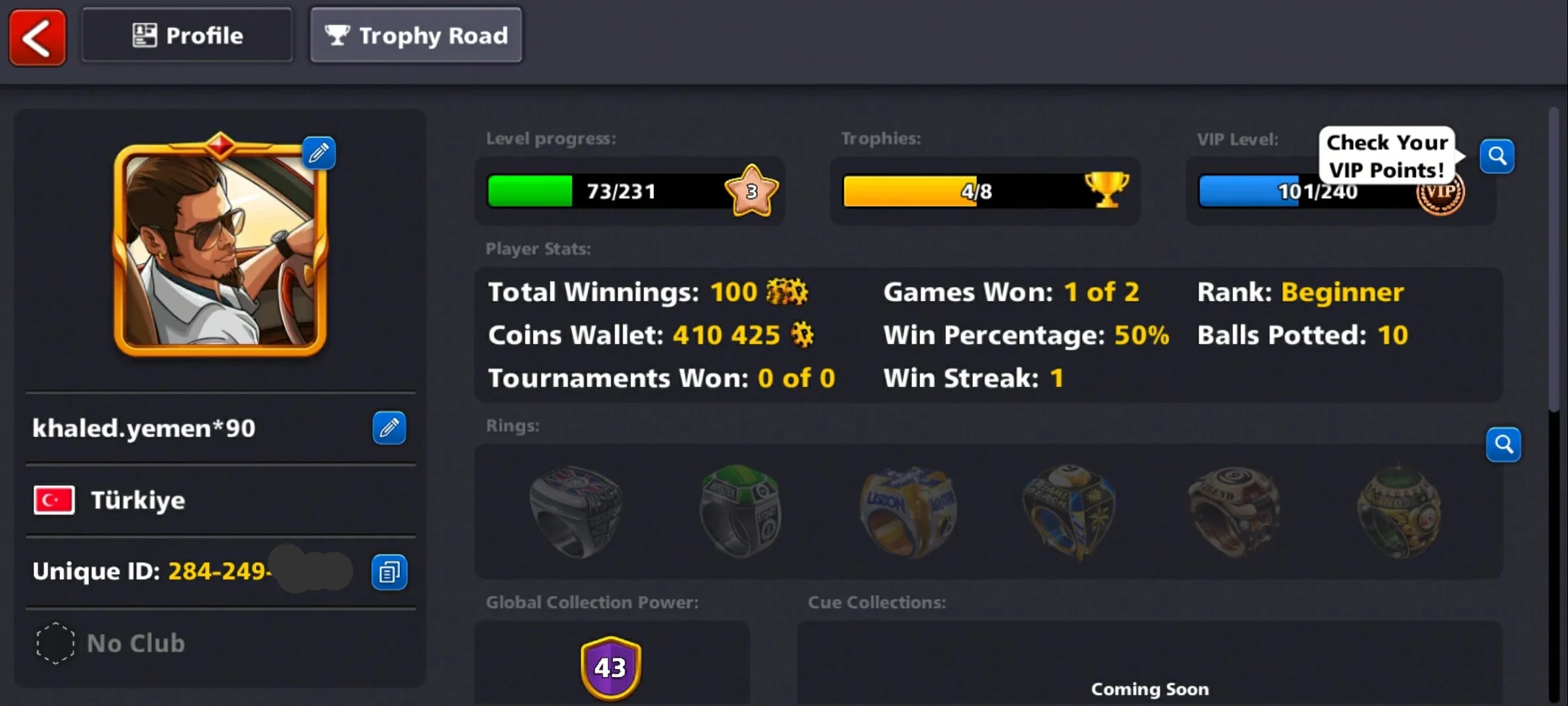 0-3 Billion Coins, 3 Animated, 1 Max Cues, +80 Opened Leg. Box and +50 Champion Box | 8 Ball Pool Account - Image 6