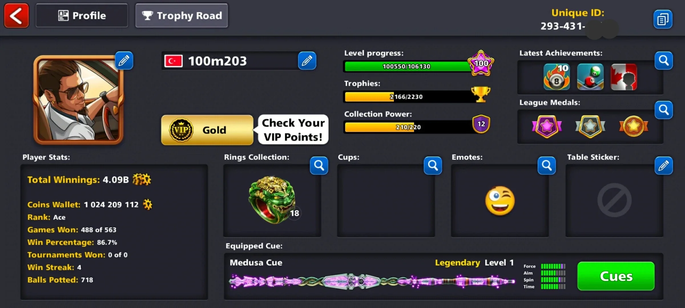 1 Billion Coins, 1 Legendary Cue & 66 Leg. Box | 8 Ball Pool Account - Image 6