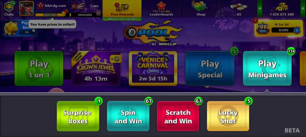 1 Billion Coins & 10 Legendary Cues | Elite Miniclip Account | 8 Ball Pool - Image 6