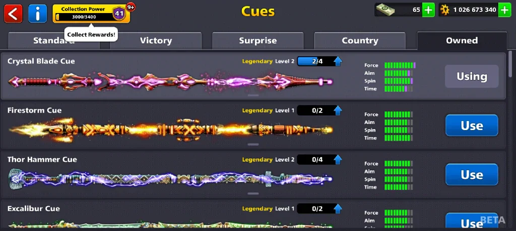 1 Billion Coins & 10 Legendary Cues | Elite Miniclip Account | 8 Ball Pool - Image 7