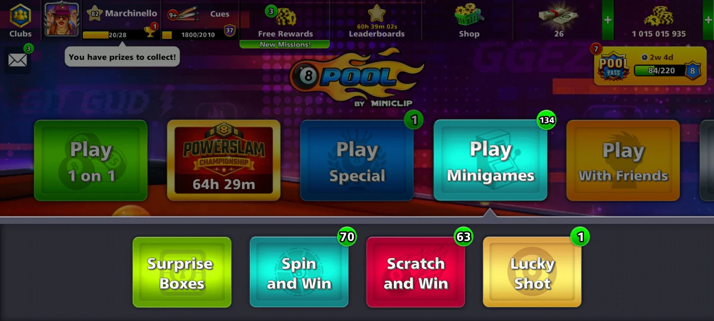 1 Billion Coins & 11 Legendary Cues | 8 Ball Pool Account - Image 3