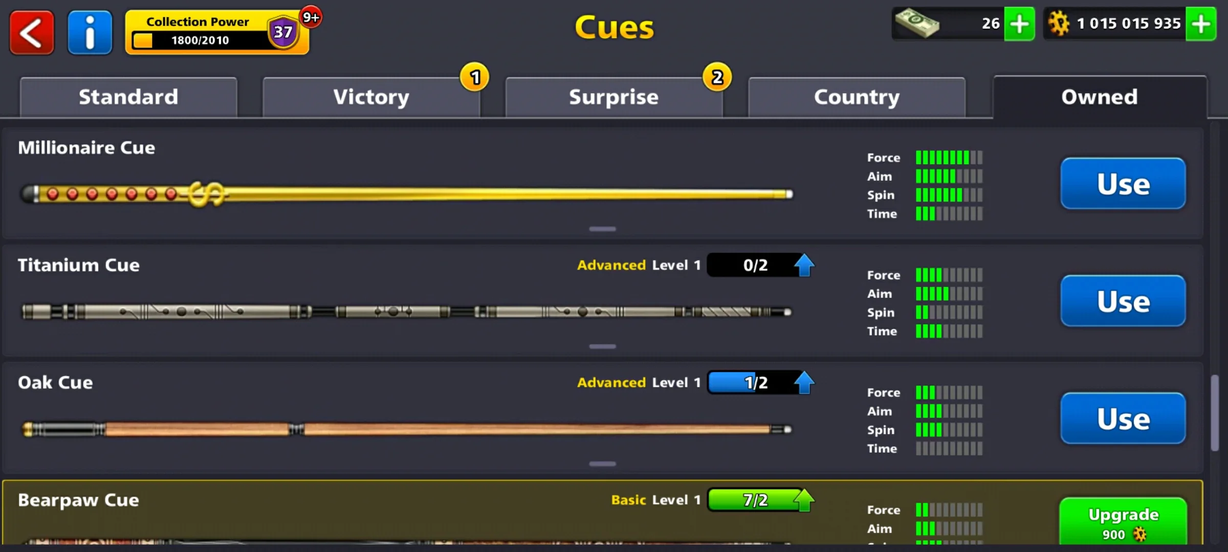 1 Billion Coins & 11 Legendary Cues | 8 Ball Pool Account - Image 5