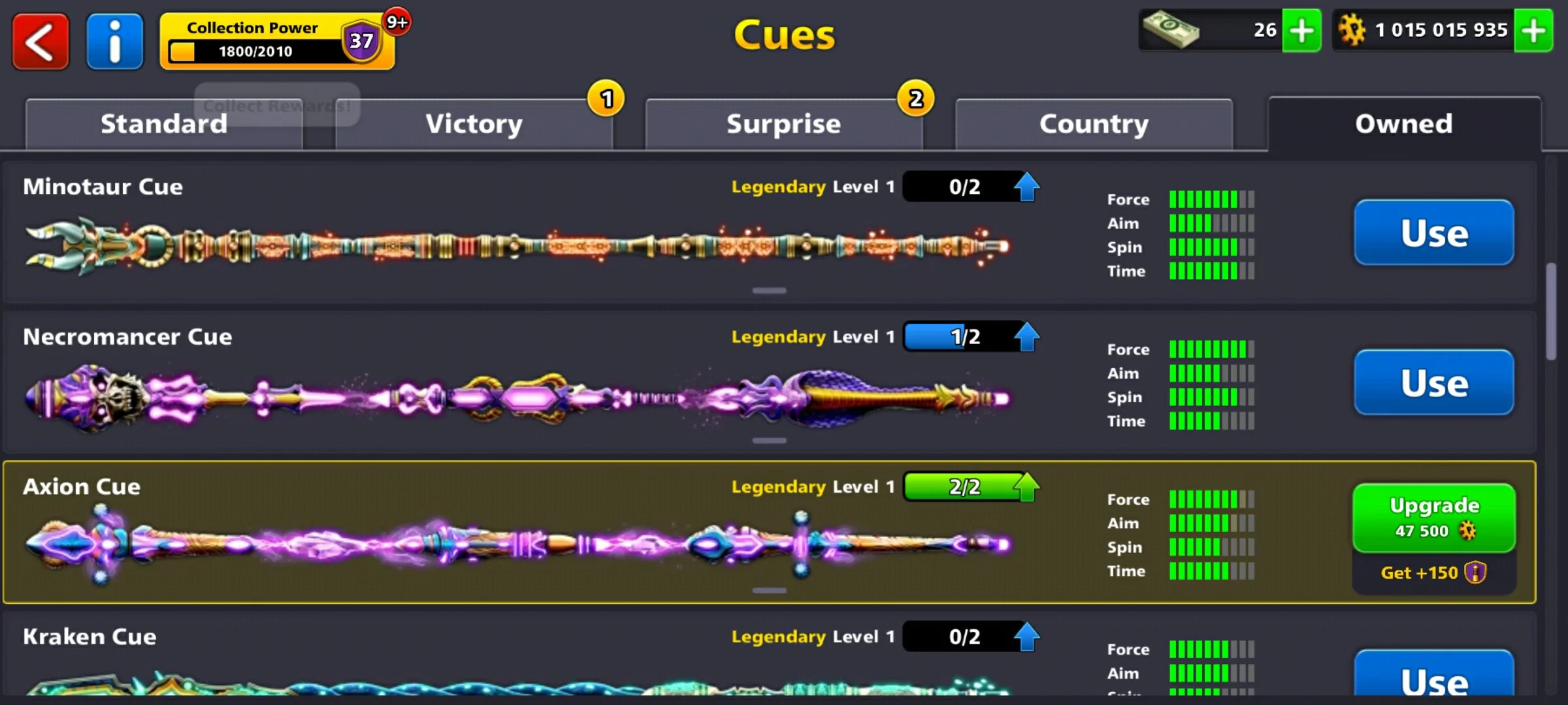 1 Billion Coins & 11 Legendary Cues | 8 Ball Pool Account - Image 7