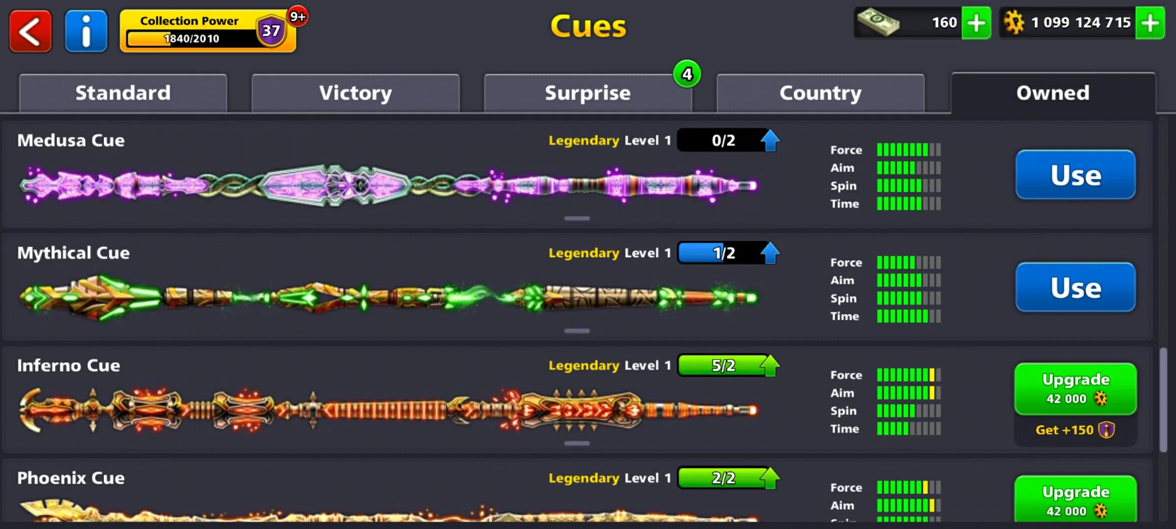 1 Billion Coins & 12 Legendary Cues | 8 Ball Pool Account - Image 4