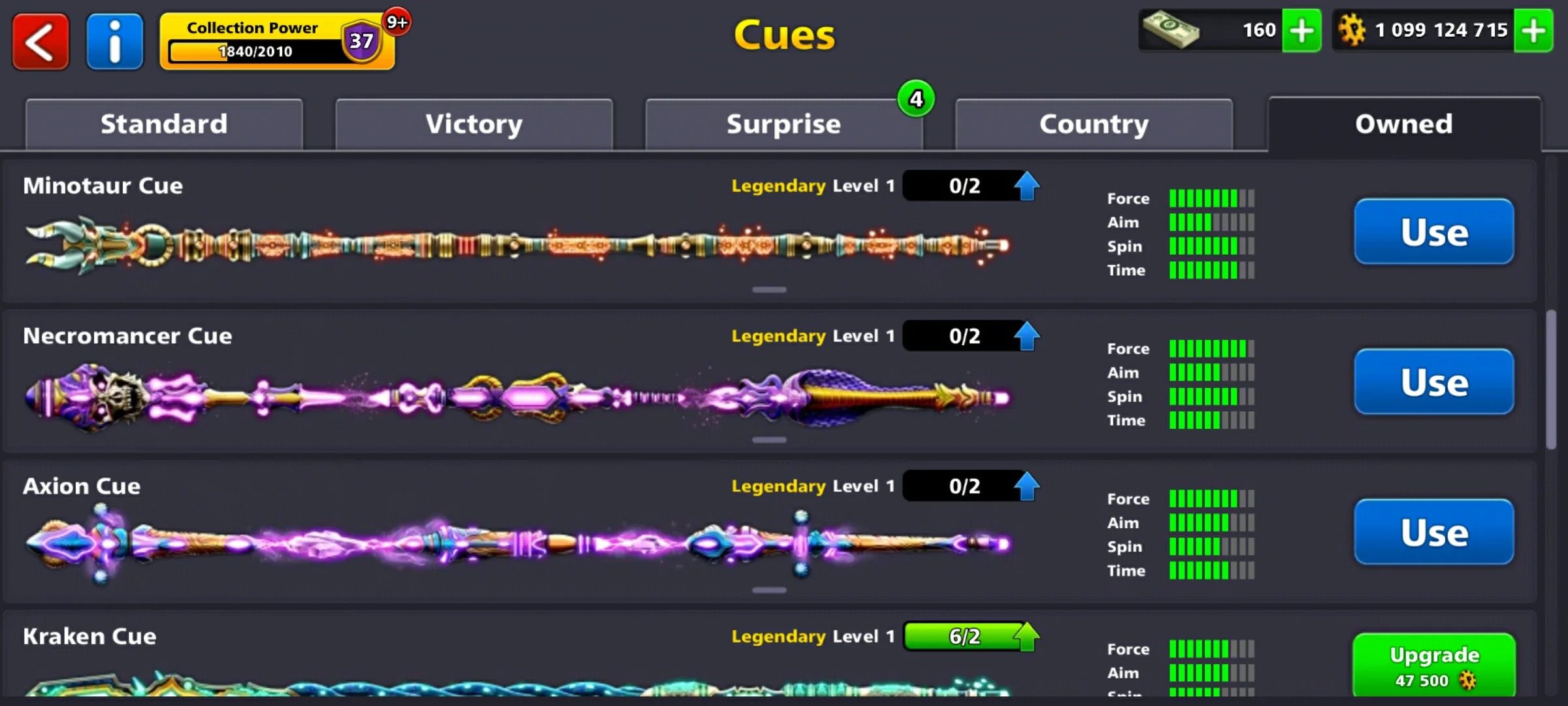 1 Billion Coins & 12 Legendary Cues | 8 Ball Pool Account - Image 5