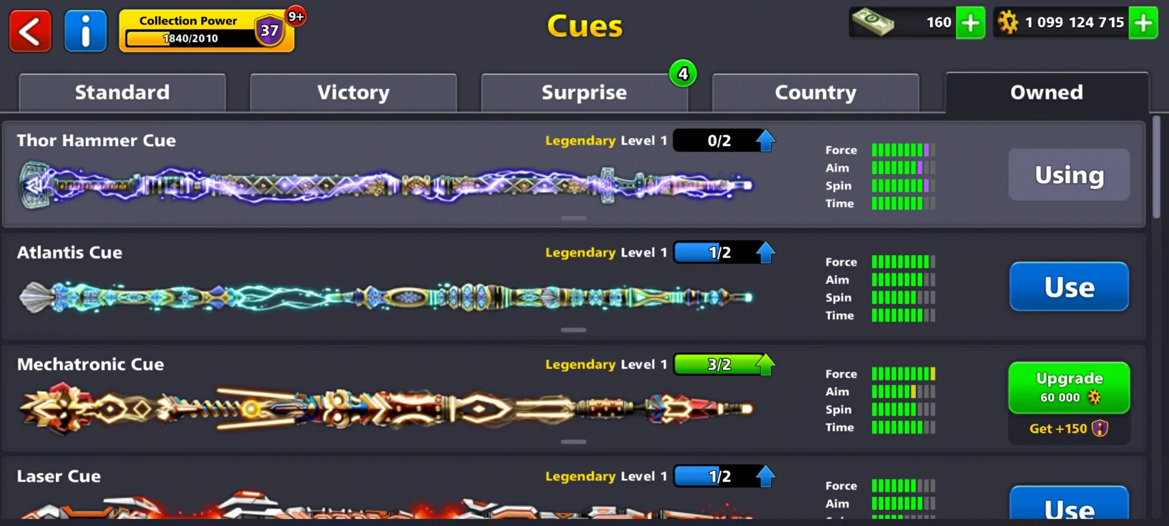 1 Billion Coins & 12 Legendary Cues | 8 Ball Pool Account - Image 6