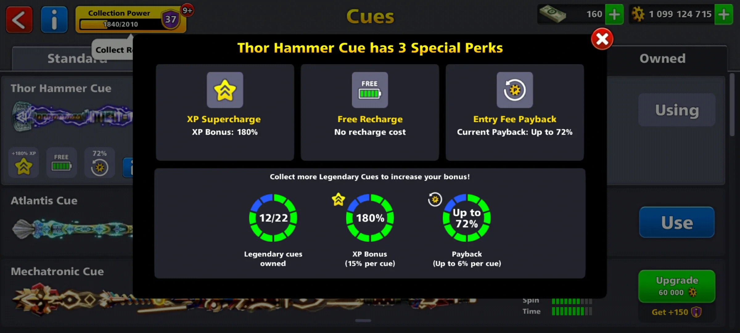 1 Billion Coins & 12 Legendary Cues | 8 Ball Pool Account - Image 7