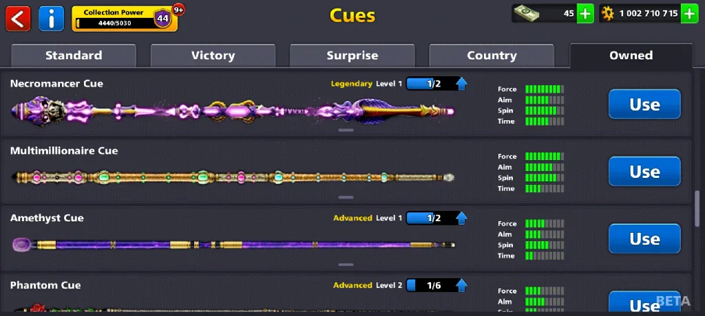 1 Billion Coins, 13 Legendary Cues | Elite Miniclip Account | 8 Ball Pool - Image 10