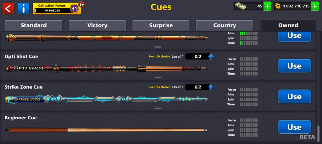 1 Billion Coins, 13 Legendary Cues | Elite Miniclip Account | 8 Ball Pool - Image 12