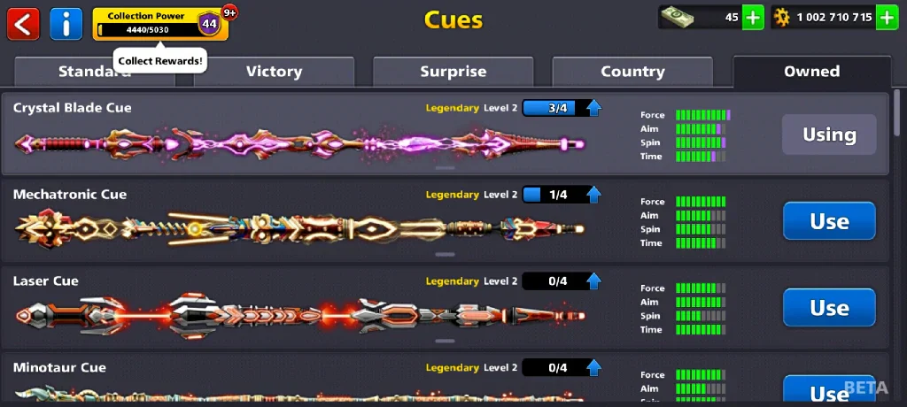 1 Billion Coins, 13 Legendary Cues | Elite Miniclip Account | 8 Ball Pool - Image 7