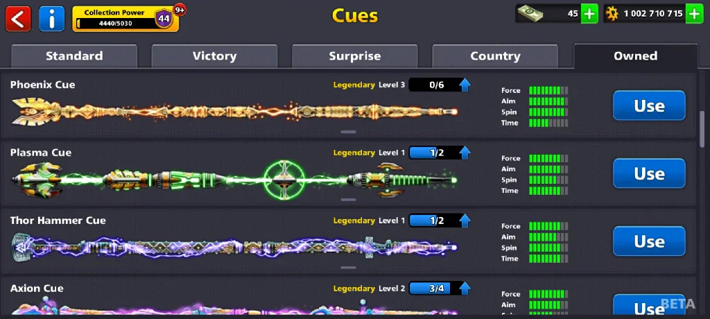 1 Billion Coins, 13 Legendary Cues | Elite Miniclip Account | 8 Ball Pool - Image 8