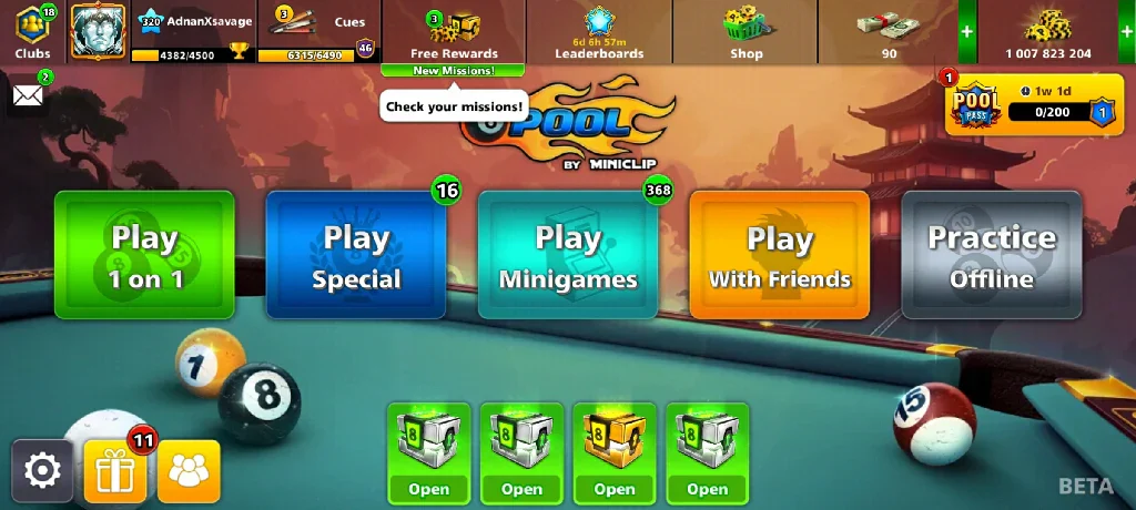 1 Billion Coins & 14 Legendary Cues | 8 Ball Pool Account - Image 14