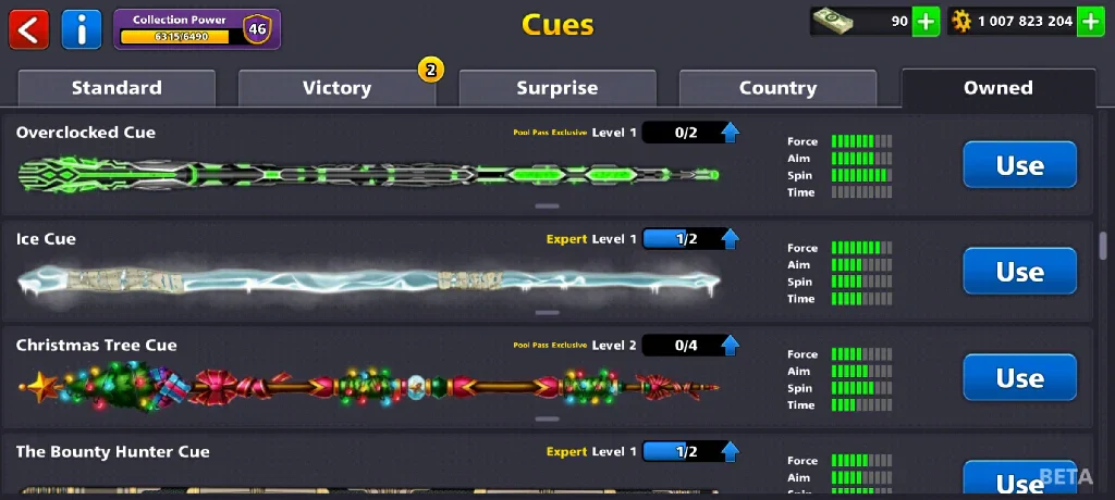 1 Billion Coins & 14 Legendary Cues | 8 Ball Pool Account - Image 5