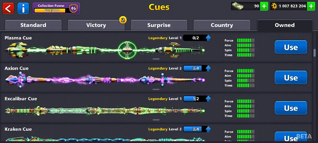 1 Billion Coins & 14 Legendary Cues | 8 Ball Pool Account - Image 7