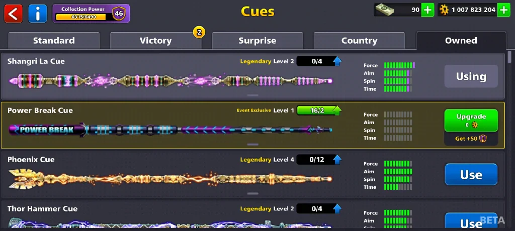 1 Billion Coins & 14 Legendary Cues | 8 Ball Pool Account - Image 9