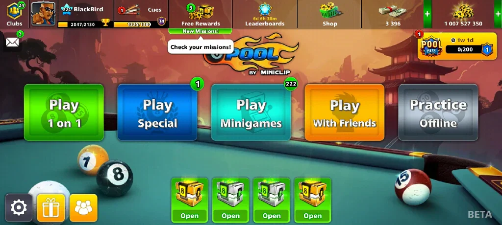 1 Billion Coins & 3300 Cash | 8 Ball Pool Account - Image 11