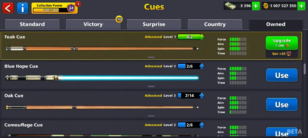 1 Billion Coins & 3300 Cash | 8 Ball Pool Account - Image 3