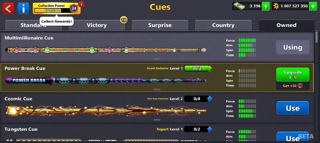 1 Billion Coins & 3300 Cash | 8 Ball Pool Account - Image 5