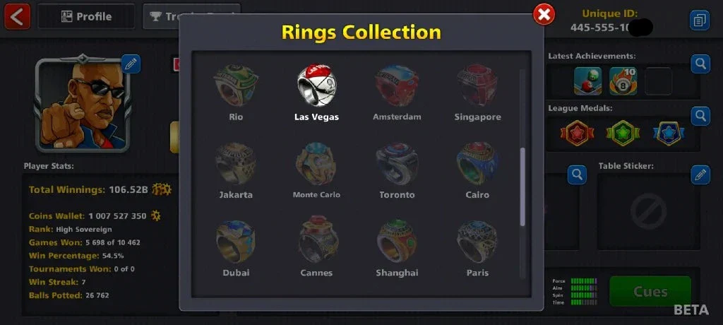 1 Billion Coins & 3300 Cash | 8 Ball Pool Account - Image 8