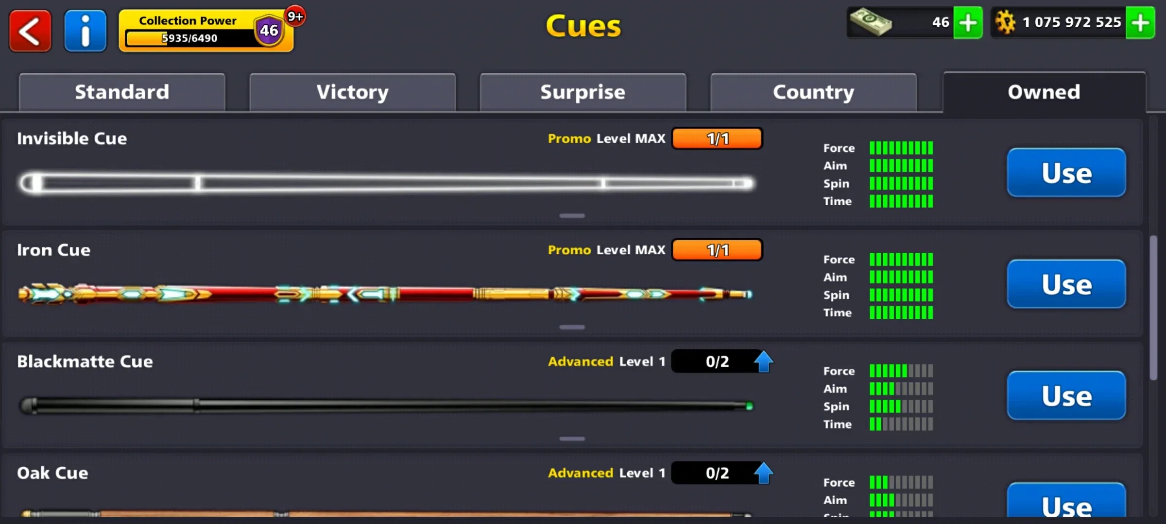 1 Billion Coins & 5 Maxed Cues | 8 Ball Pool Account - Image 3
