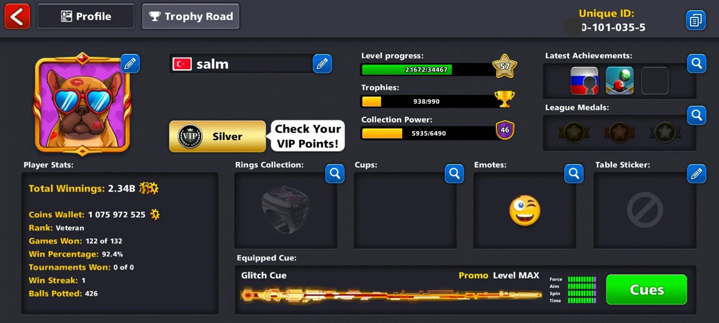 1 Billion Coins & 5 Maxed Cues | 8 Ball Pool Account - Image 6