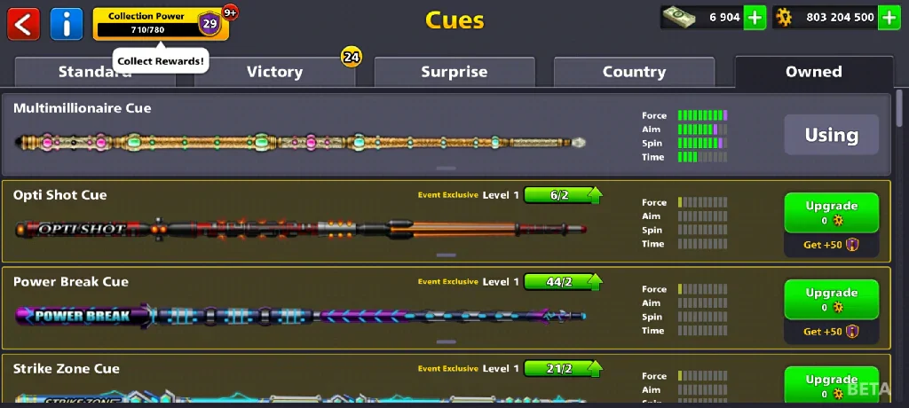 800 Million Coins & 6900 Cash | 8 Ball Pool Account - Image 4