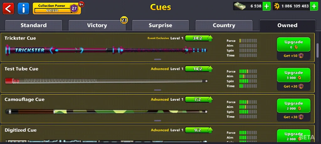 1 Billion Coins & 6900 Cash | 8 Ball Pool Account - Image 6