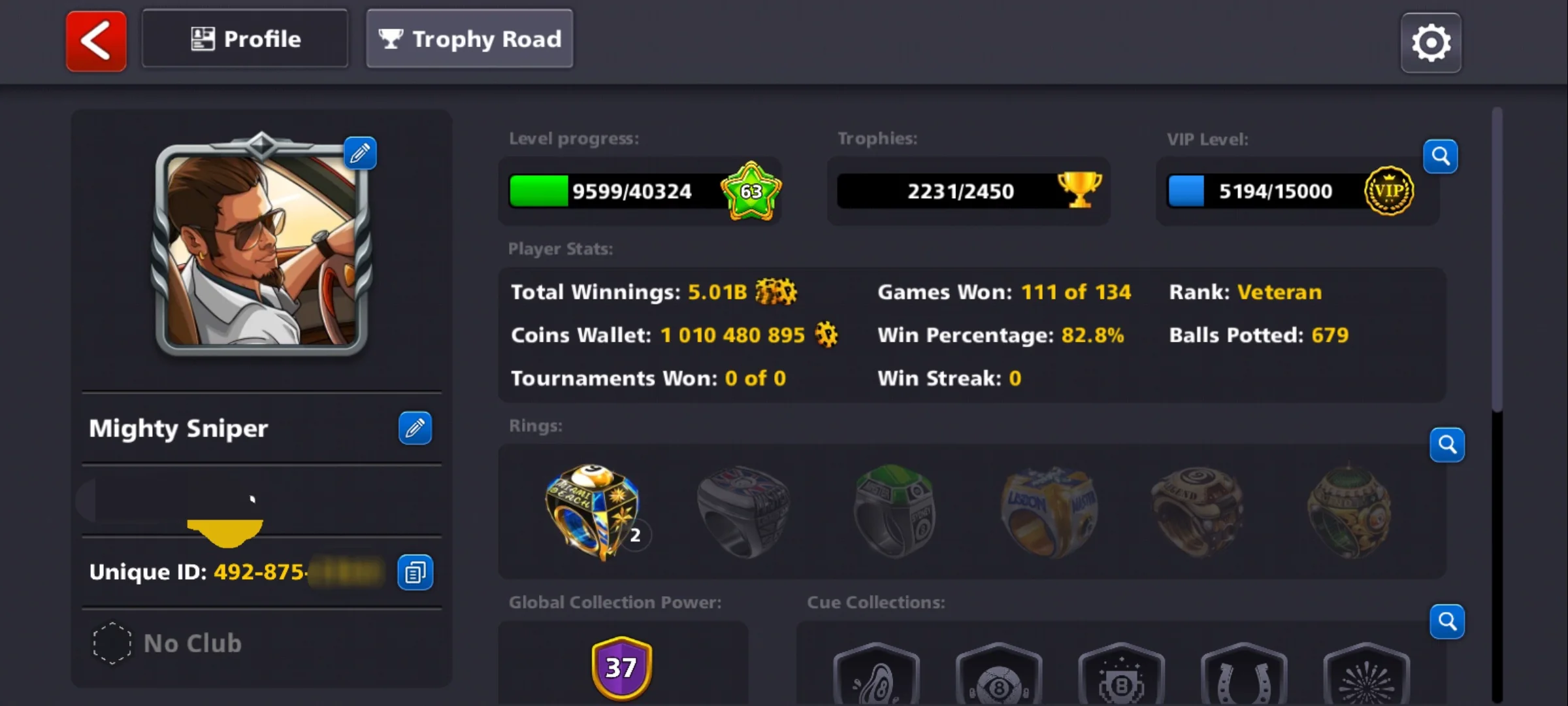 1 Billion Coins & | x9 Legendary Cues | 8 Ball Pool Account - Image 3