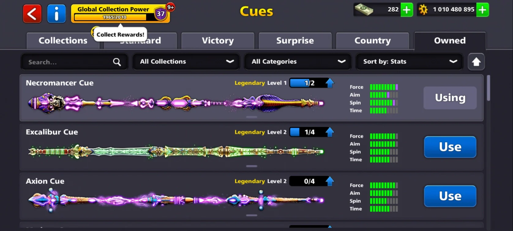 1 Billion Coins & | x9 Legendary Cues | 8 Ball Pool Account - Image 5