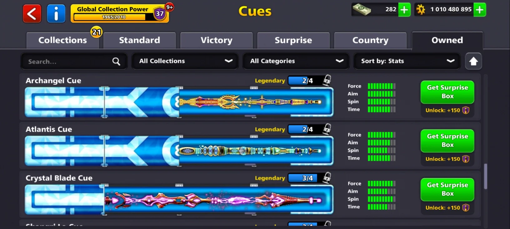 1 Billion Coins & | x9 Legendary Cues | 8 Ball Pool Account - Image 8