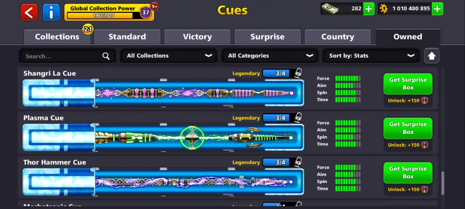 1 Billion Coins & | x9 Legendary Cues | 8 Ball Pool Account - Image 9