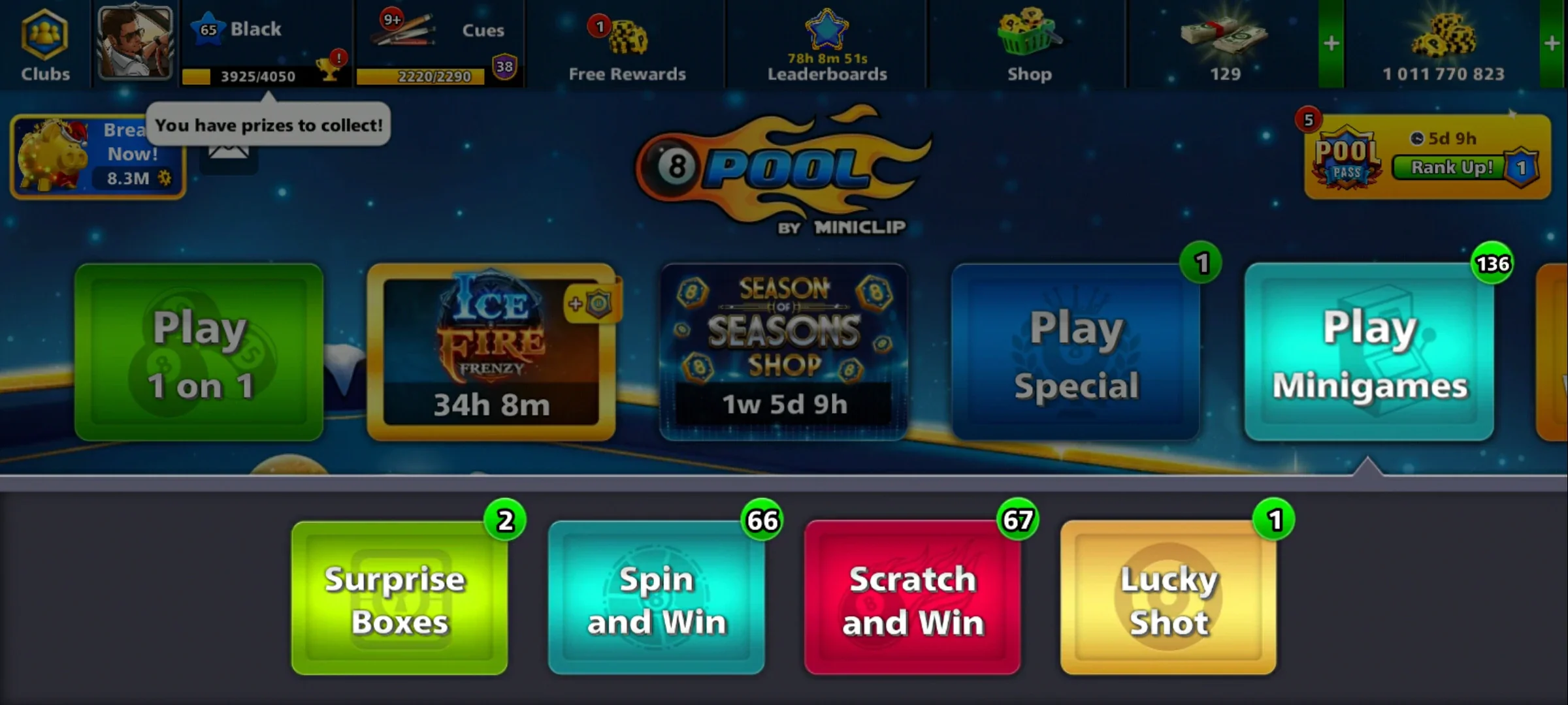 1 Billion Coins and 14 Legendary Cues | 8 Ball Pool Account - Image 3