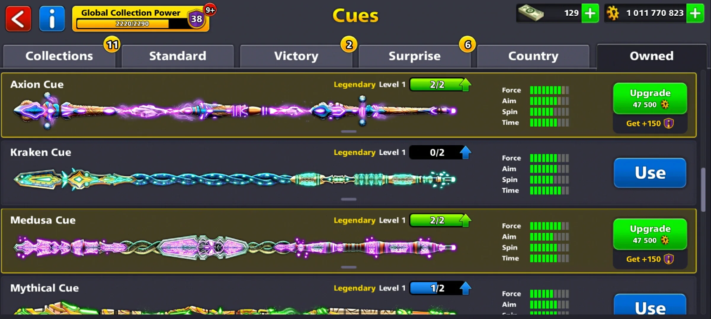 1 Billion Coins and 14 Legendary Cues | 8 Ball Pool Account - Image 5