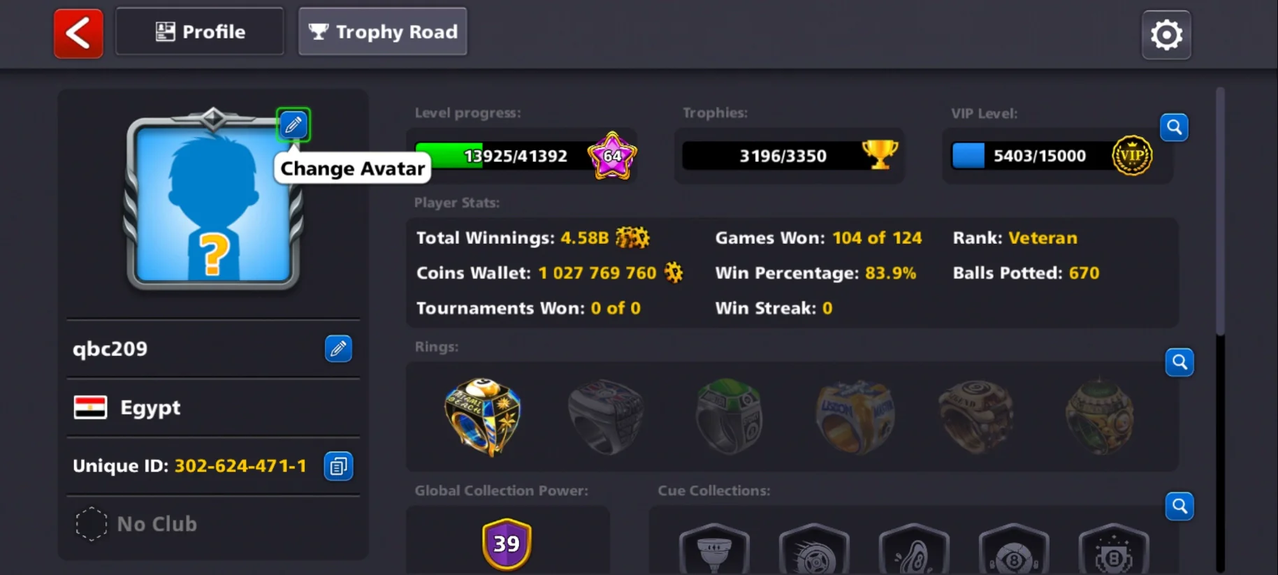 1 Billion Coins | x18 Legendary Cues | 8 Ball Pool Account - Image 3