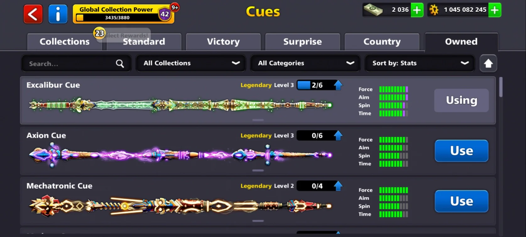 1 Billion Coins | x15 Legendary Cues | 8 Ball Pool Account - Image 5