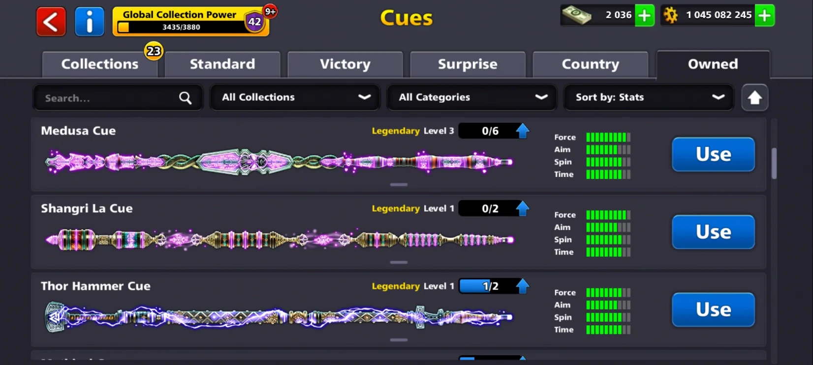 1 Billion Coins | x15 Legendary Cues | 8 Ball Pool Account - Image 6