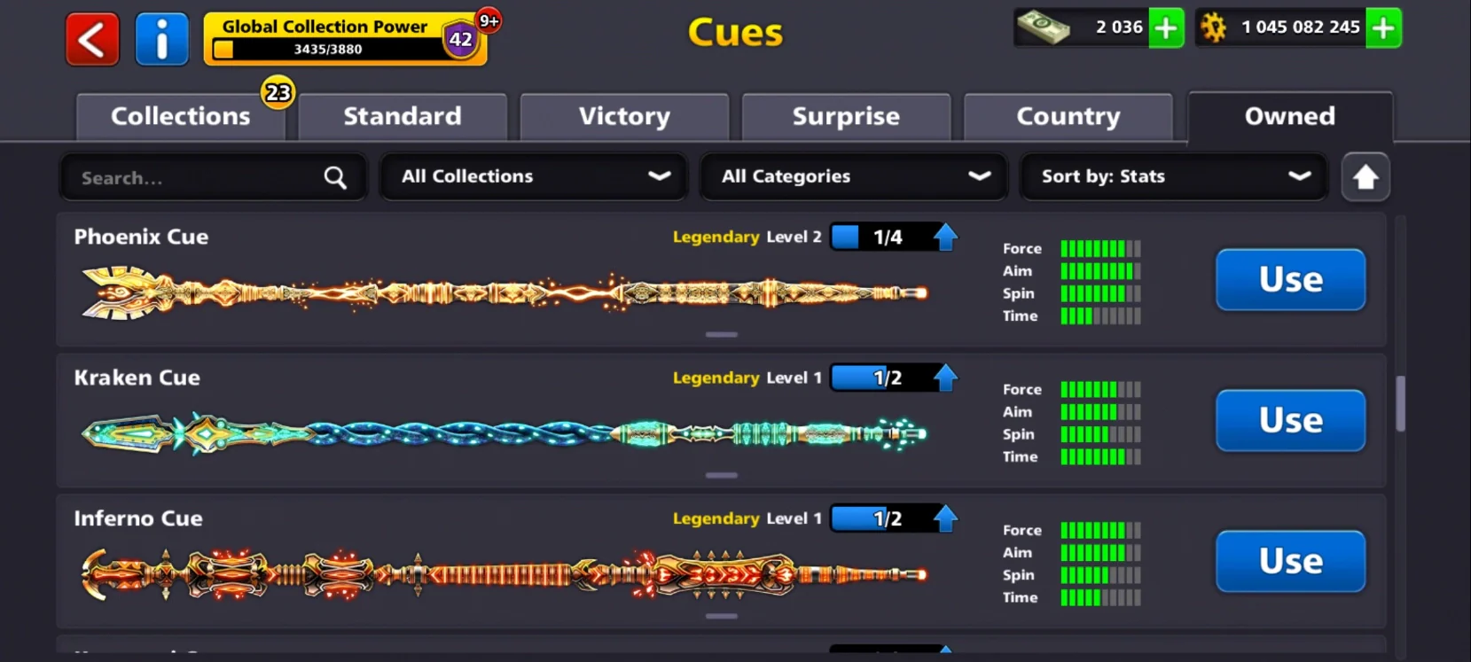 1 Billion Coins | x15 Legendary Cues | 8 Ball Pool Account - Image 8