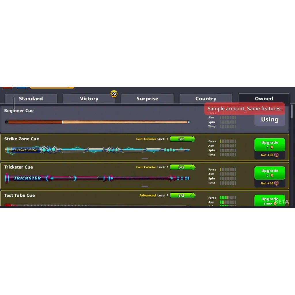 100 Million Coins, 5000 Cash | Starter Miniclip Account | 8 Ball Pool - Image 7