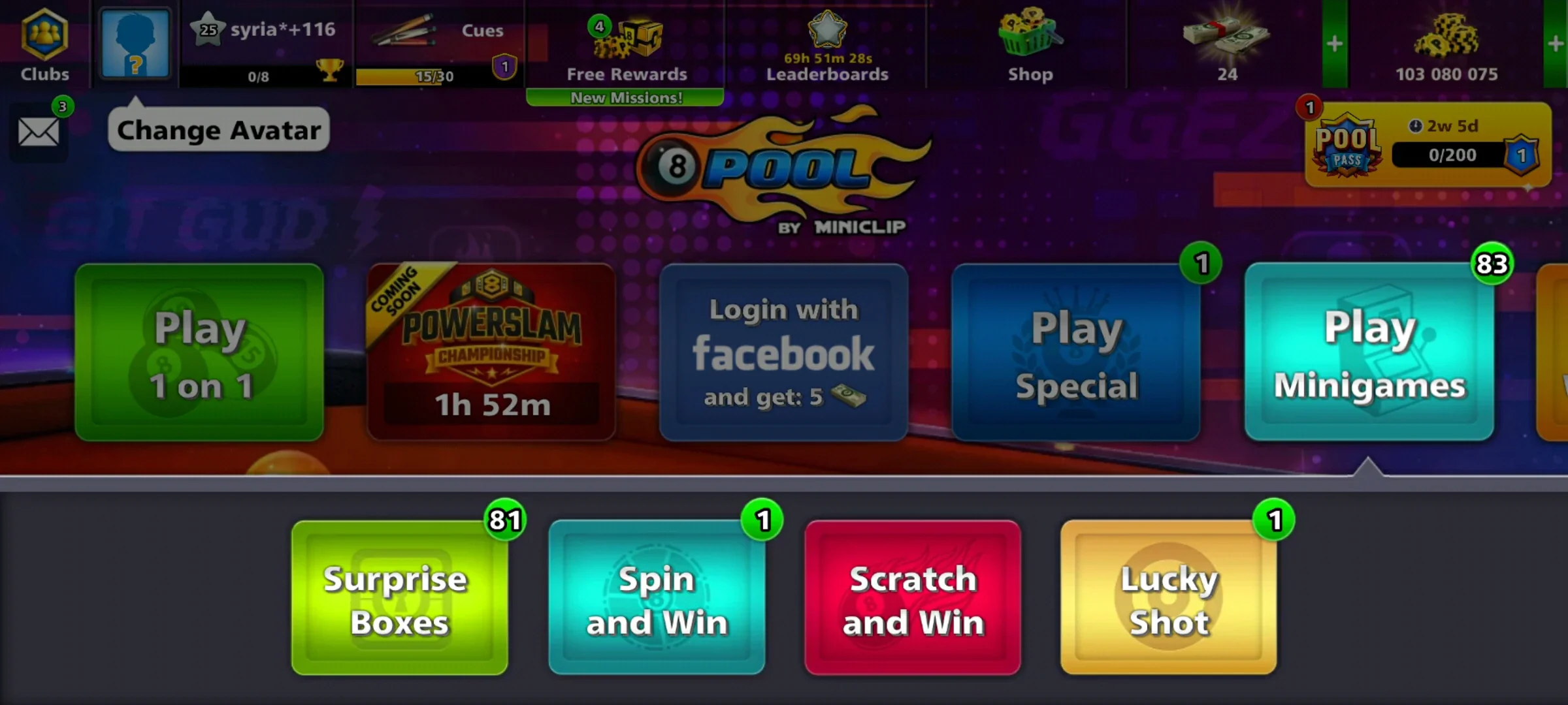 100 Million Coins & 80 Legendary Box  | 8 Ball Pool Account - Image 3