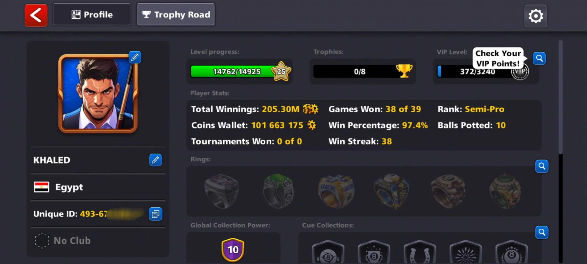 100 Million Coins and 1 Max Cue | 8 Ball Pool Account - Image 3