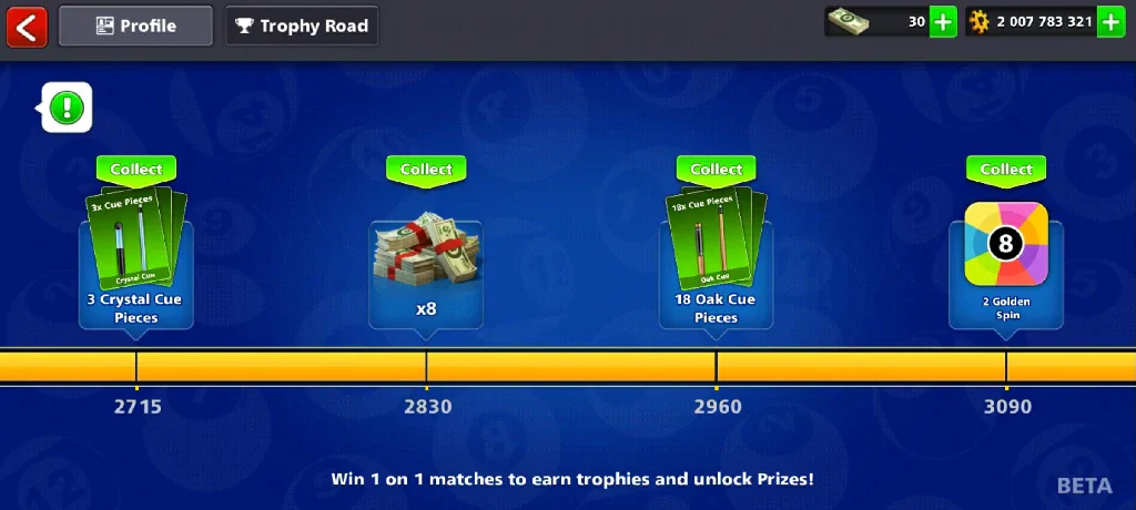 2 Billion Coins, 12 Legendary Cues, 1 Max Cue | Elite Miniclip Account | 8 Ball Pool - Image 14