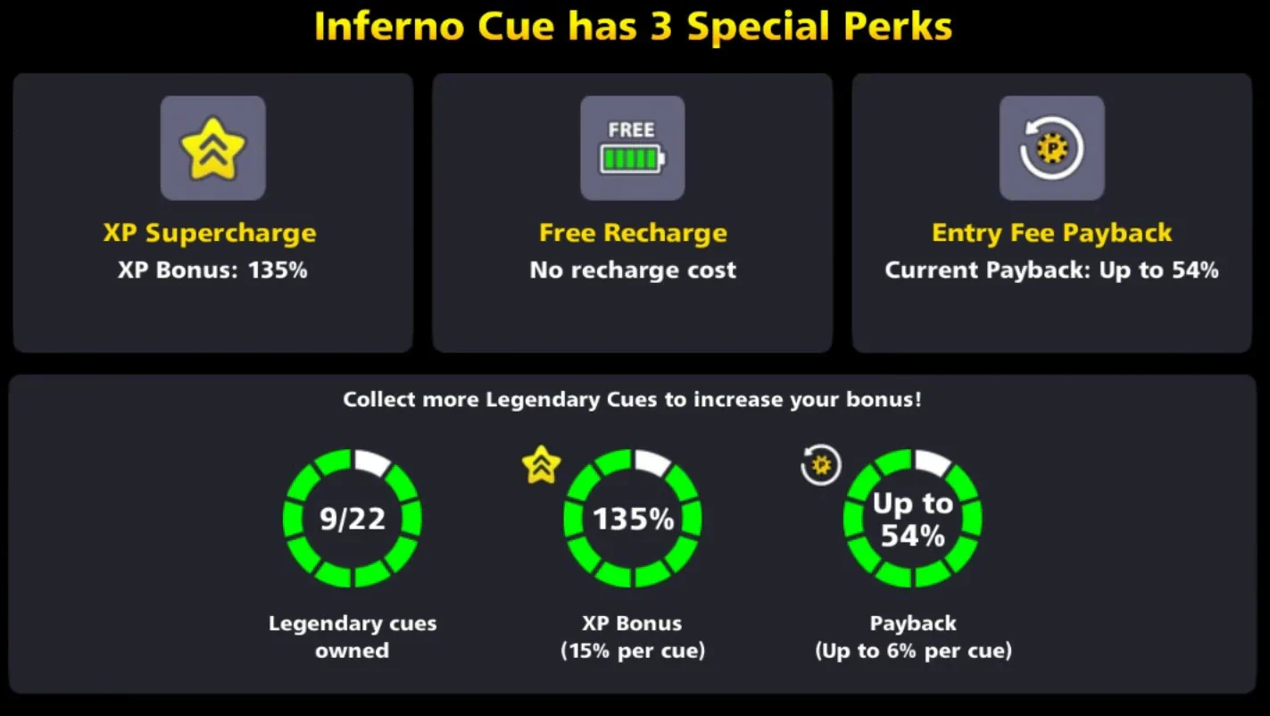 300 Million Coins & 9 Legendary Cues | Diamond VIP 8 Ball Pool Account - Image 6