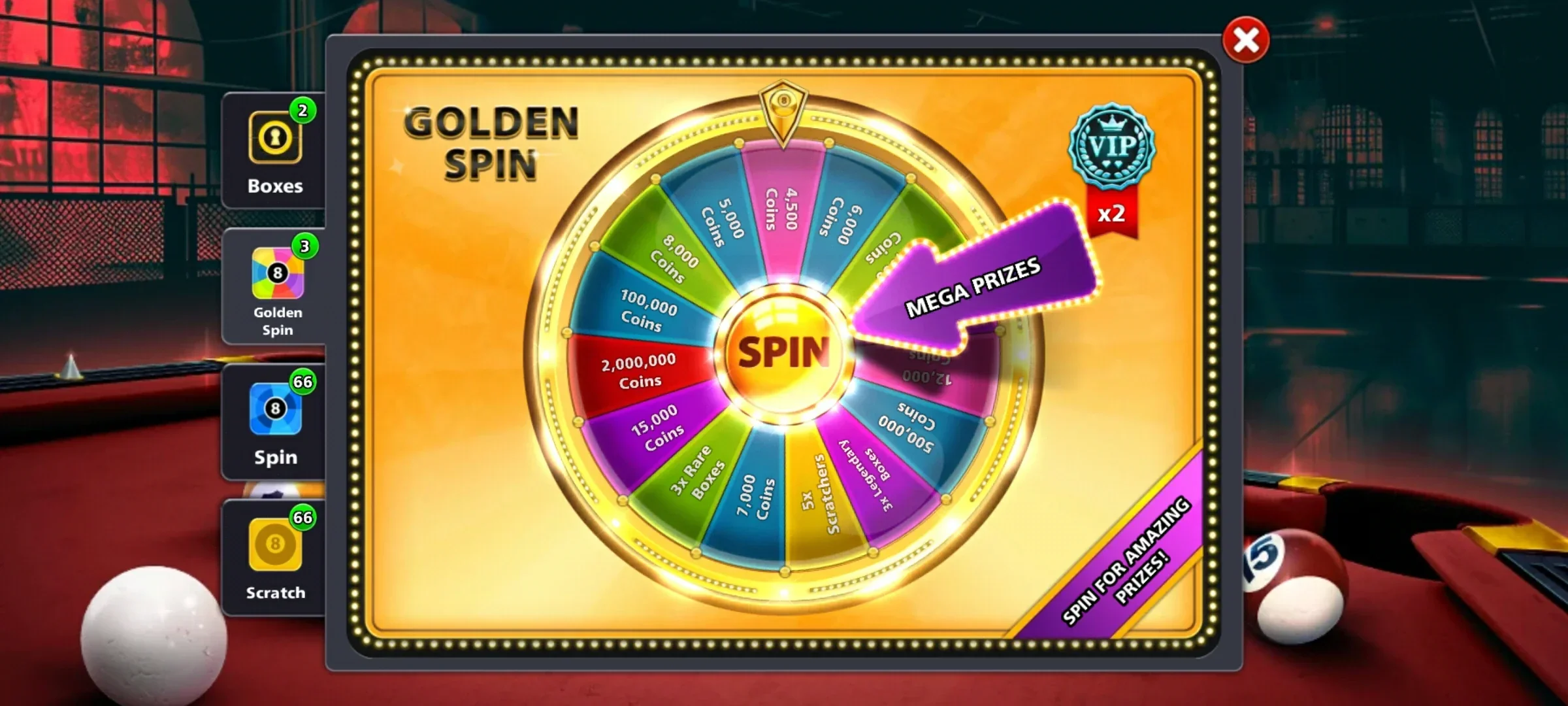 300 Million Coins & 9 Legendary Cues | Diamond VIP 8 Ball Pool Account - Image 8