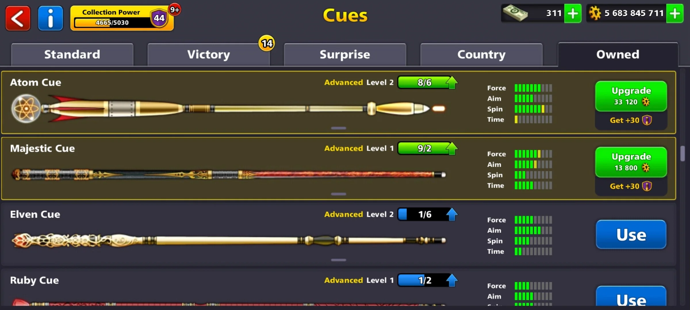 5.5 Billion Coins & 13 Legendary Cues | 8 Ball Pool Account - Image 6