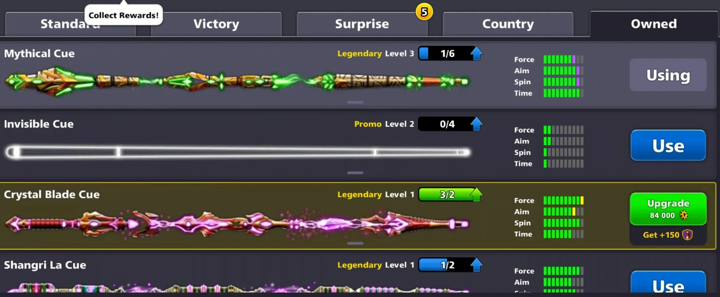 500 Million Coins & 10 Legendary Cues | Diamond VIP 8 Ball Pool Account - Image 3