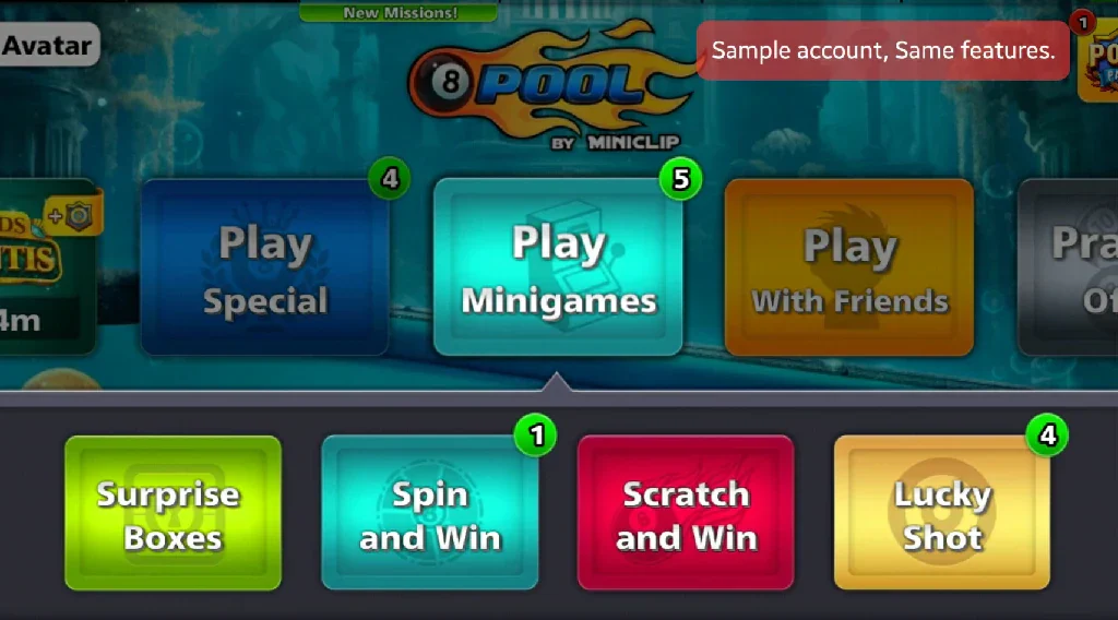 500 Million Coins, 7000 Cash | Elite Miniclip Account | 8 Ball Pool - Image 6