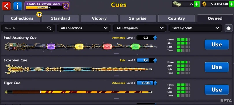 500M Coins | x20 Legendary Cues | 8 Ball Pool Account - Image 10